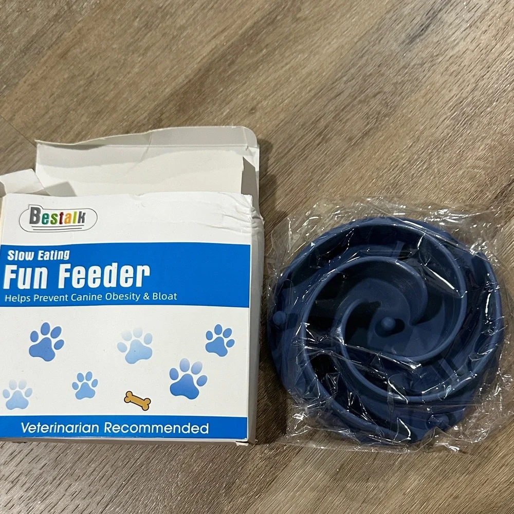 Bestalk Blue Fun Feeder for Dogs veterinarian recommended